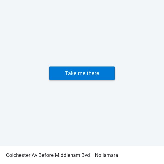 Colchester Av Before Middleham Bvd to Nollamara map