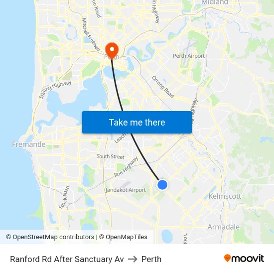 Ranford Rd After Sanctuary Av to Perth map