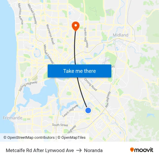 Metcalfe Rd After Lynwood Ave to Noranda map