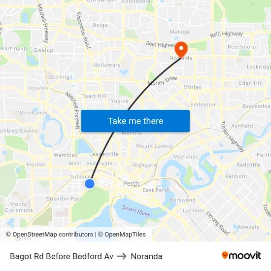 Bagot Rd Before Bedford Av to Noranda map