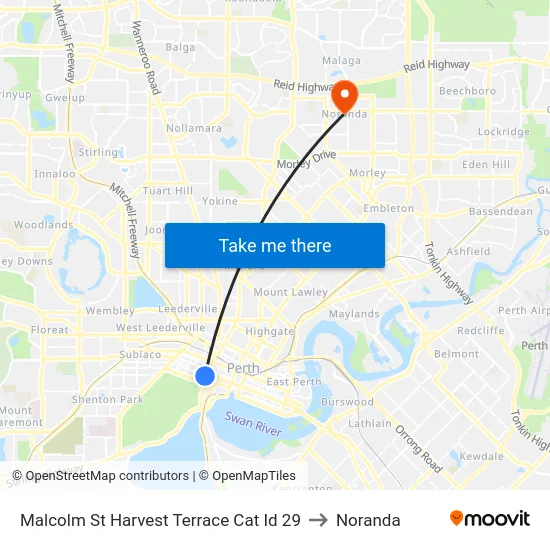 Malcolm St Harvest Terrace Cat Id 29 to Noranda map