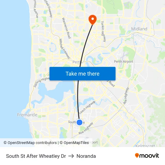 South St After Wheatley Dr to Noranda map