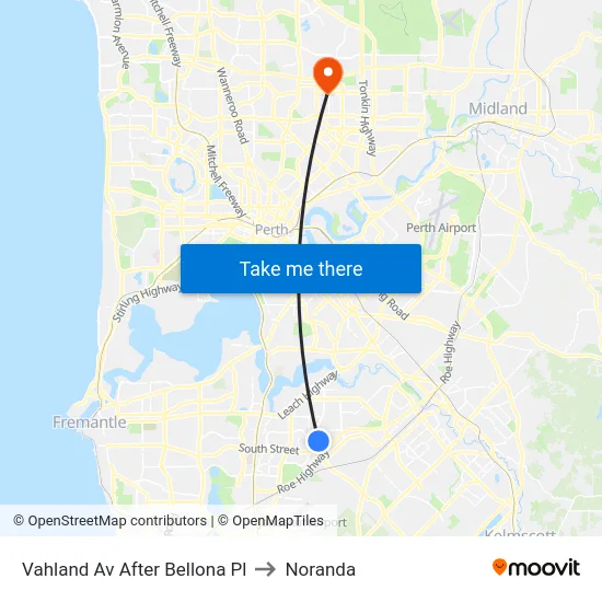 Vahland Av After Bellona Pl to Noranda map