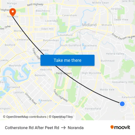Cotherstone Rd After Peet Rd to Noranda map
