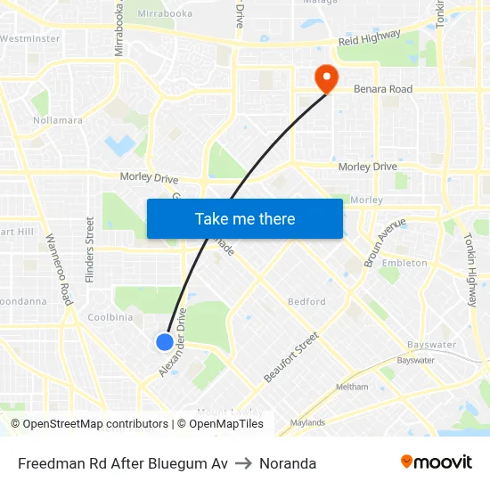 Freedman Rd After Bluegum Av to Noranda map