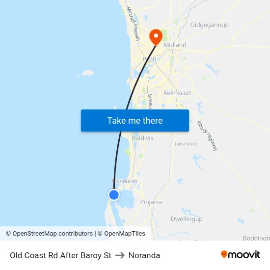 Old Coast Rd After Baroy St to Noranda map
