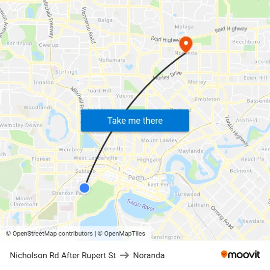 Nicholson Rd After Rupert St to Noranda map