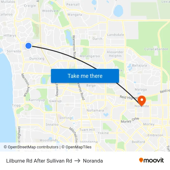 Lilburne Rd After Sullivan Rd to Noranda map