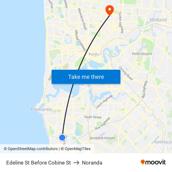 Edeline St Before Cobine St to Noranda map