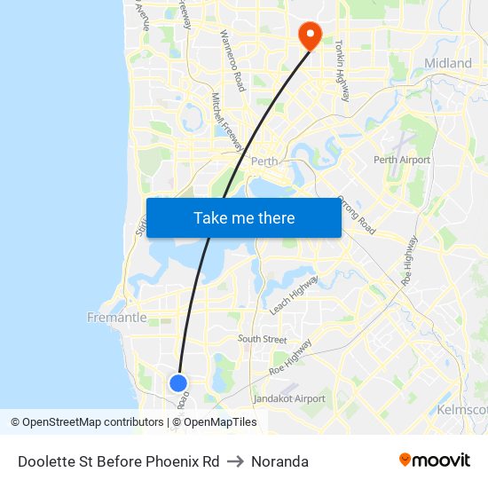 Doolette St Before Phoenix Rd to Noranda map