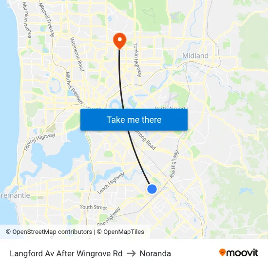 Langford Av After Wingrove Rd to Noranda map