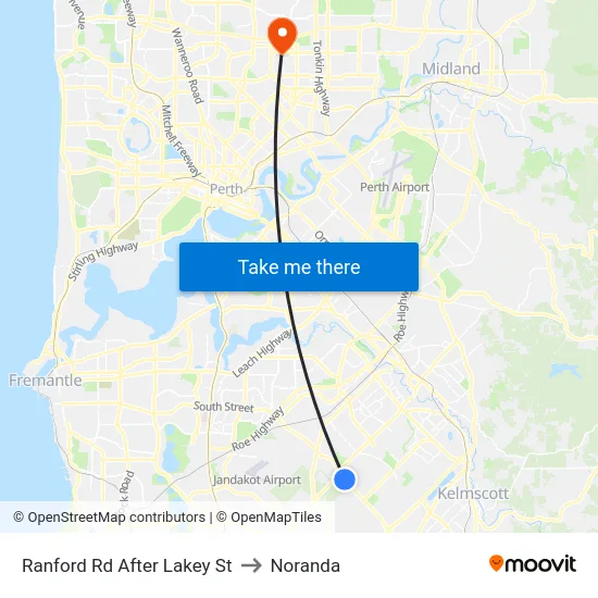 Ranford Rd After Lakey St to Noranda map