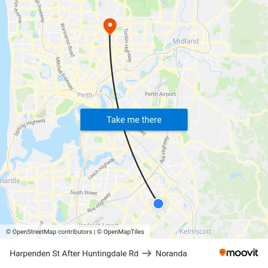 Harpenden St After Huntingdale Rd to Noranda map