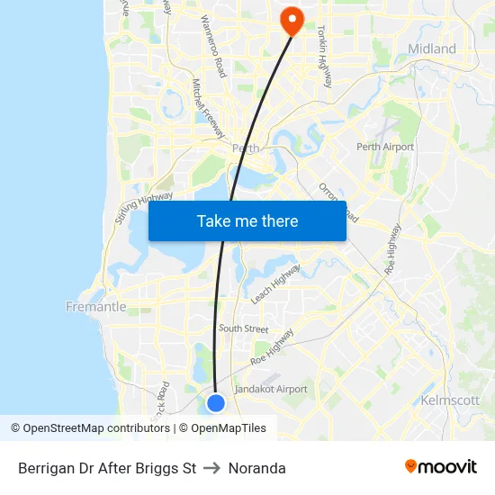 Berrigan Dr After Briggs St to Noranda map