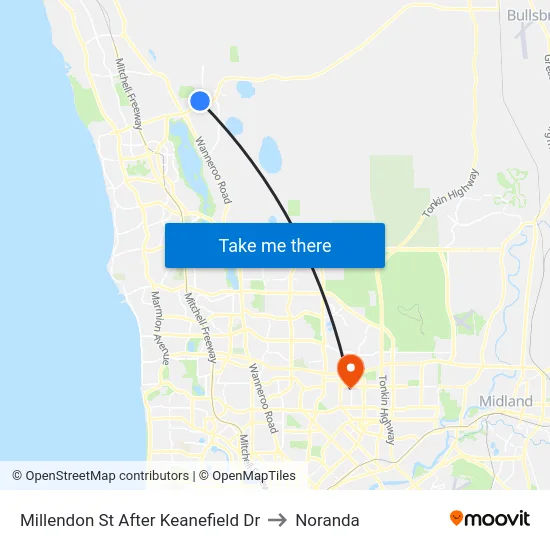 Millendon St After Keanefield Dr to Noranda map