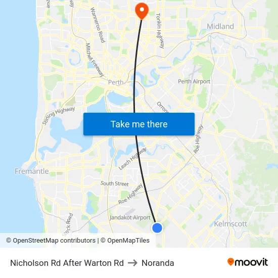 Nicholson Rd After Warton Rd to Noranda map