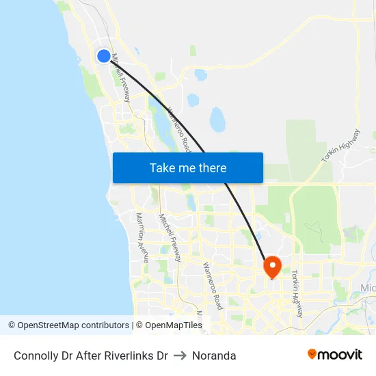 Connolly Dr After Riverlinks Dr to Noranda map