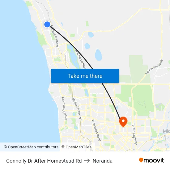 Connolly Dr After Homestead Rd to Noranda map