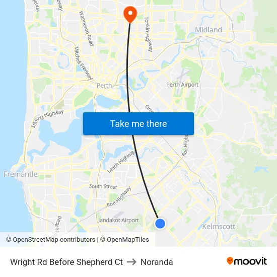 Wright Rd Before Shepherd Ct to Noranda map