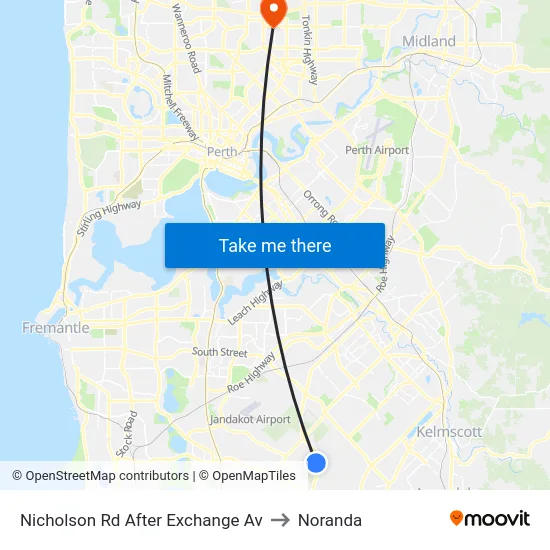 Nicholson Rd After Exchange Av to Noranda map