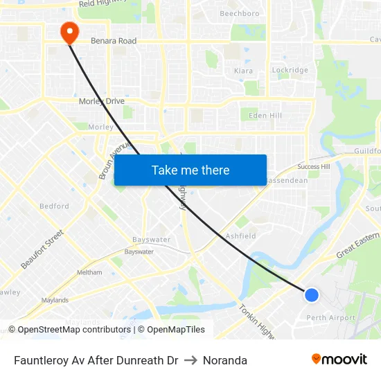 Fauntleroy Av After Dunreath Dr to Noranda map