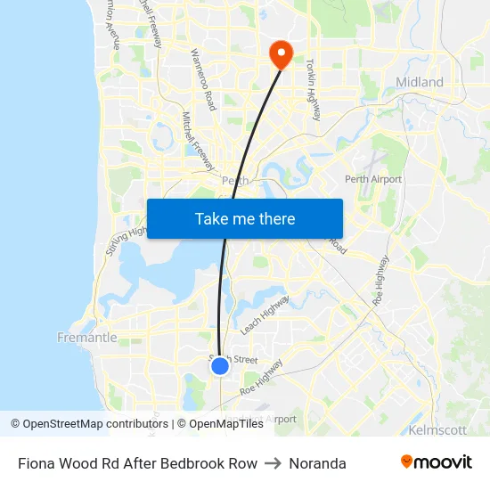 Fiona Wood Rd After Bedbrook Row to Noranda map