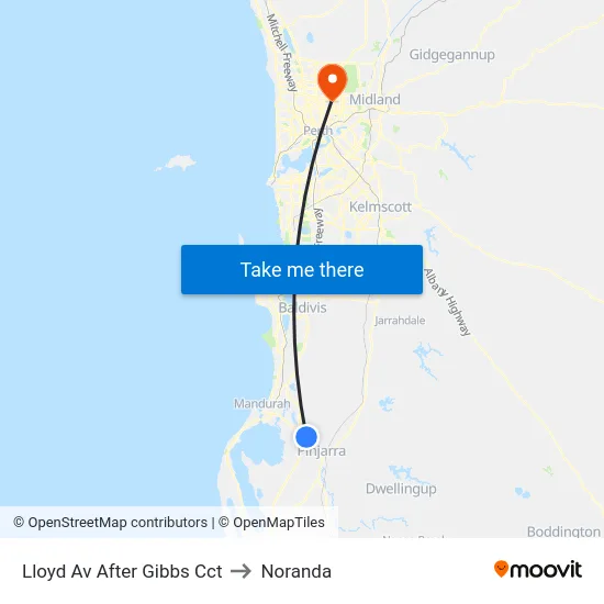 Lloyd Av After Gibbs Cct to Noranda map