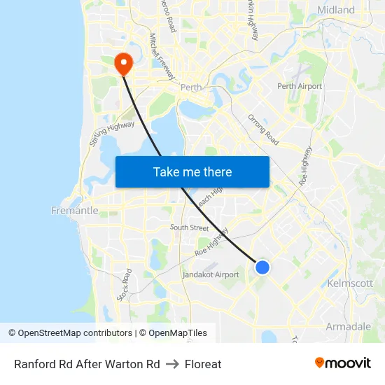 Ranford Rd After Warton Rd to Floreat map