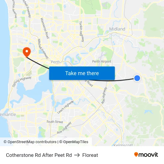 Cotherstone Rd After Peet Rd to Floreat map