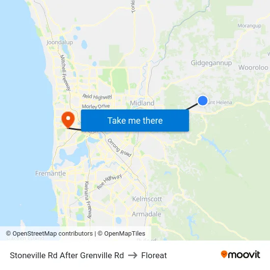 Stoneville Rd After Grenville Rd to Floreat map