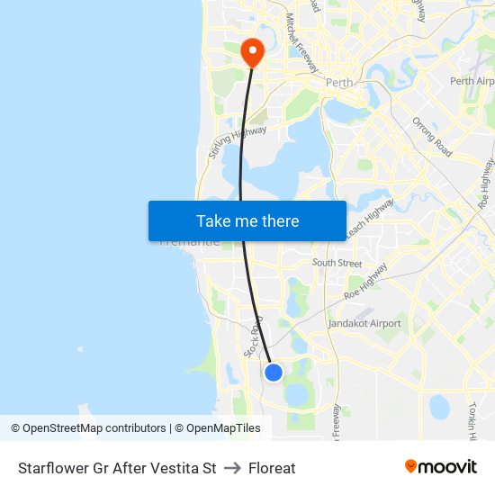 Starflower Gr After Vestita St to Floreat map