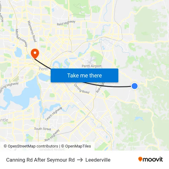Canning Rd After Seymour Rd to Leederville map