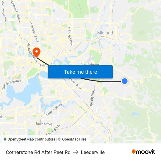 Cotherstone Rd After Peet Rd to Leederville map