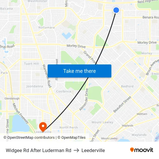 Widgee Rd After Luderman Rd to Leederville map