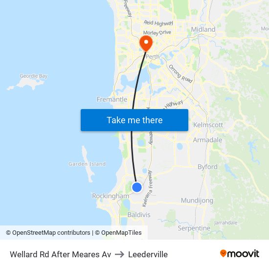 Wellard Rd After Meares Av to Leederville map