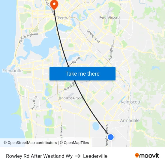 Rowley Rd After Westland Wy to Leederville map