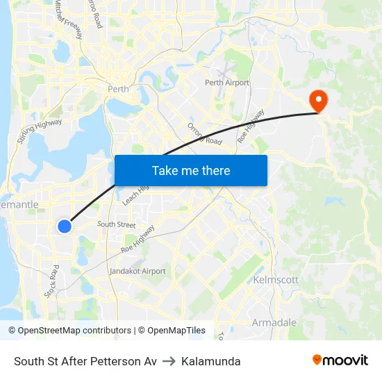 South St After Petterson Av to Kalamunda map