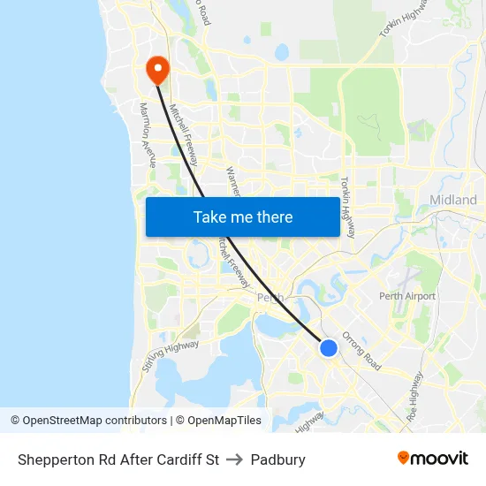 Shepperton Rd After Cardiff St to Padbury map