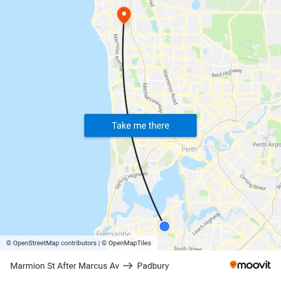Marmion St After Marcus Av to Padbury map