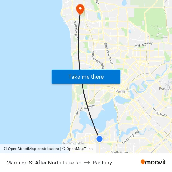 Marmion St After North Lake Rd to Padbury map