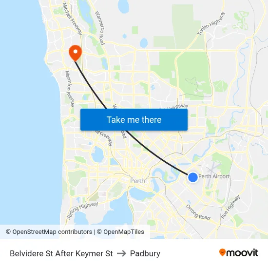 Belvidere St After Keymer St to Padbury map