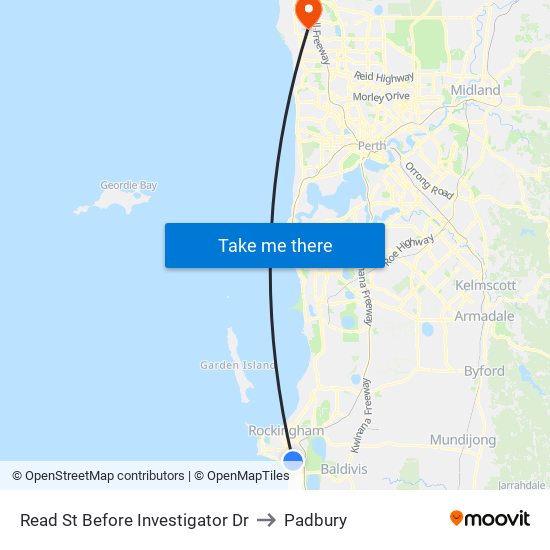 Read St Before Investigator Dr to Padbury map
