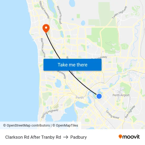 Clarkson Rd After Tranby Rd to Padbury map