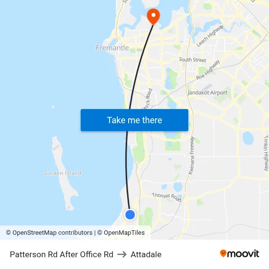 Patterson Rd After Office Rd to Attadale map