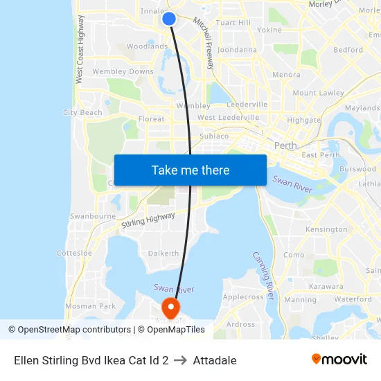 Ellen Stirling Bvd Ikea Cat Id 2 to Attadale map