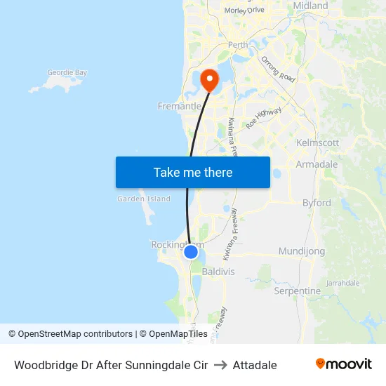 Woodbridge Dr After Sunningdale Cir to Attadale map