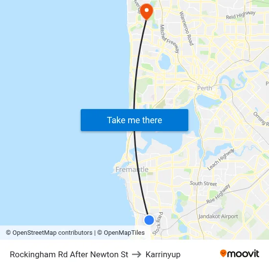 Rockingham Rd After Newton St to Karrinyup map