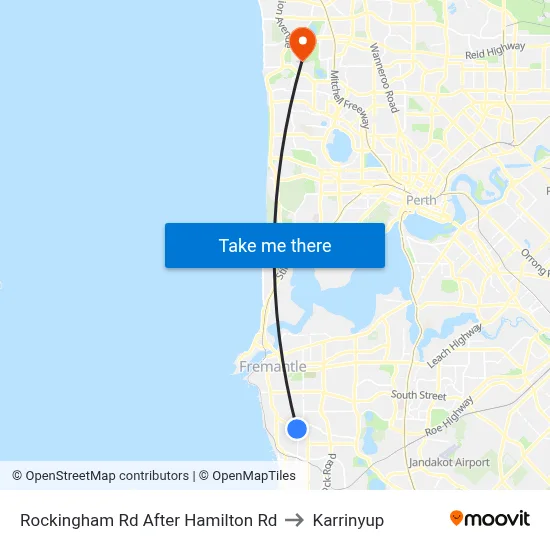 Rockingham Rd After Hamilton Rd to Karrinyup map