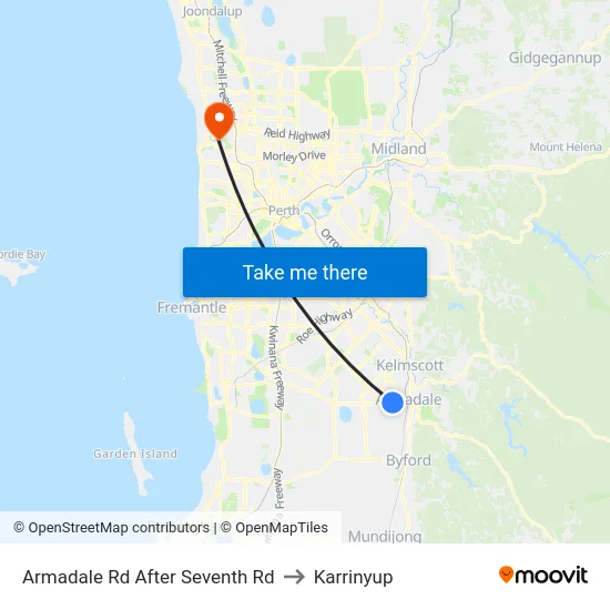 Armadale Rd After Seventh Rd to Karrinyup map