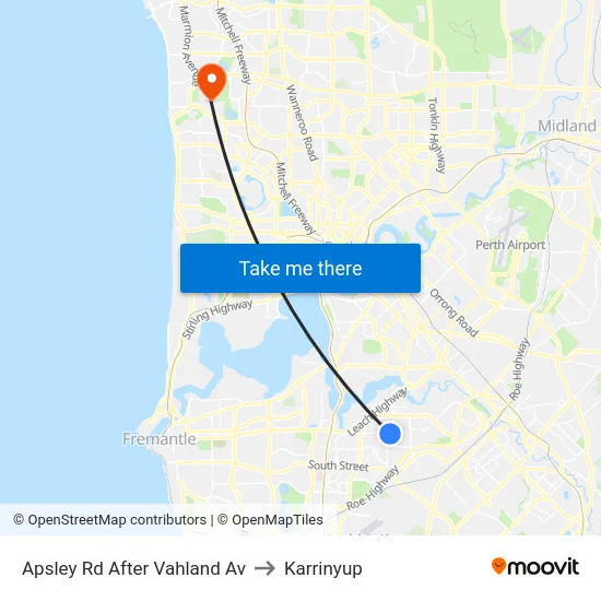Apsley Rd After Vahland Av to Karrinyup map